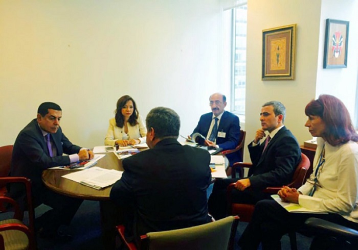  Azerbaijan`s Minister of Culture and Tourism meets UN High Representative for Alliance of Civilizations